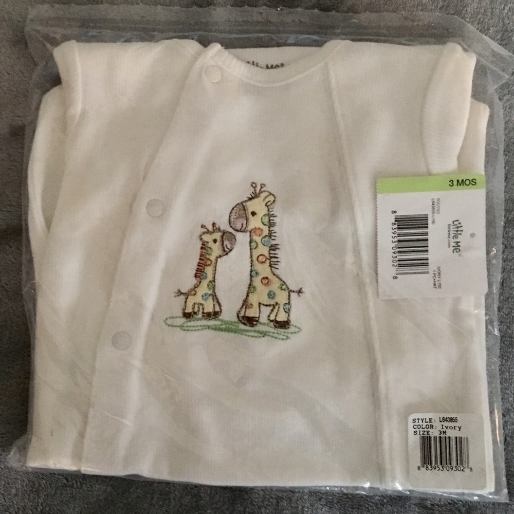 2 Piece Ivory Bodysuit & Hat